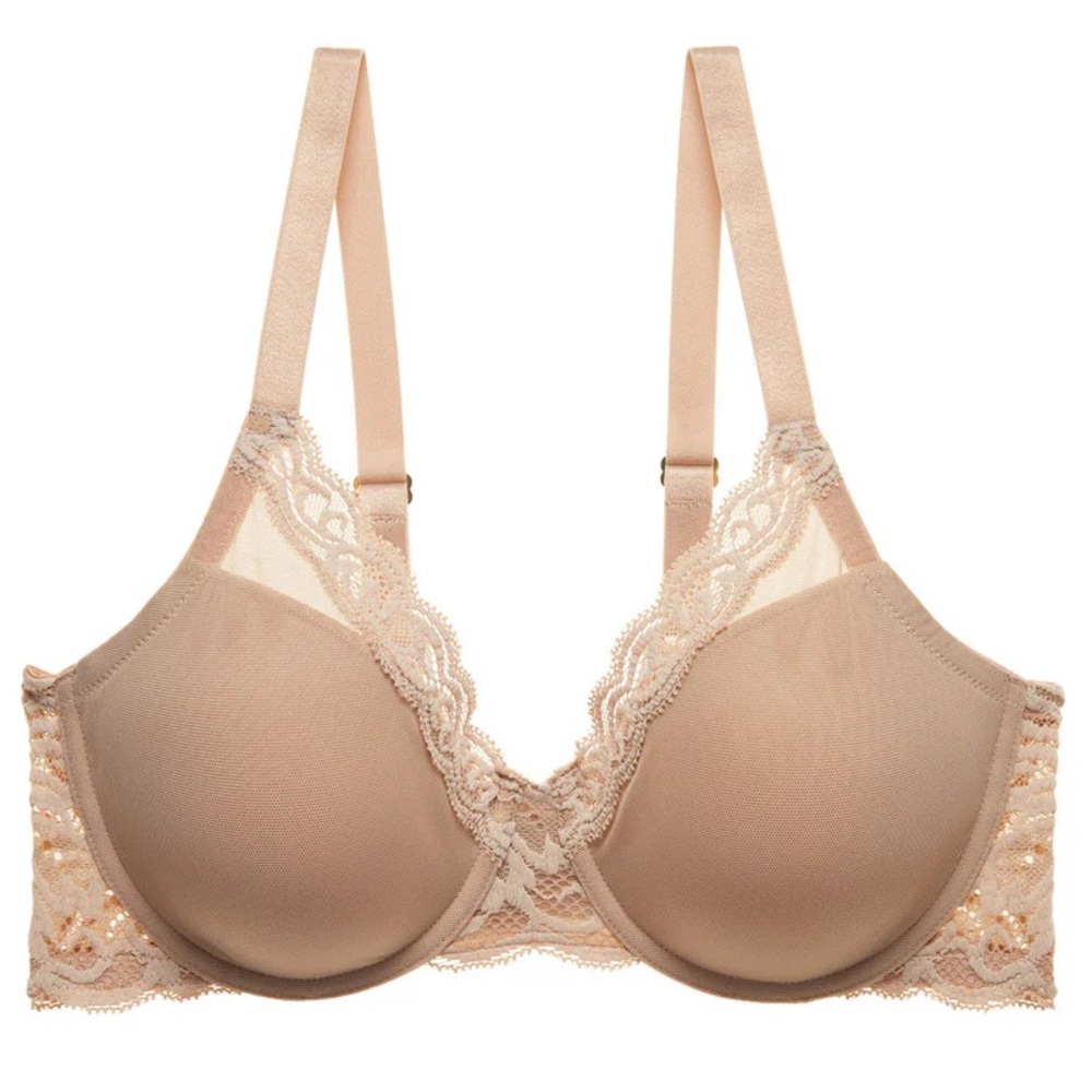 Feathers Full Figure Contour Underwire
Bra